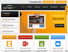 Tablet Screenshot of cortecit.co.uk
